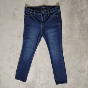 LRL Lauren Ralph Lauren Womens Premier Straight Jeans Blue Sz 8